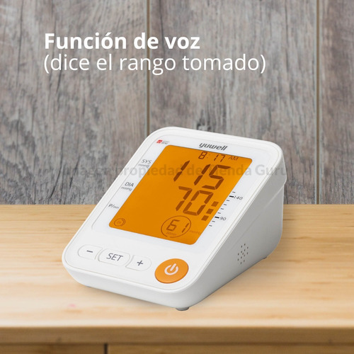 Imagen 3 de 7 de Tensiometro Digital Brazo Maverick Yuwell Funcion Voz Ye650d