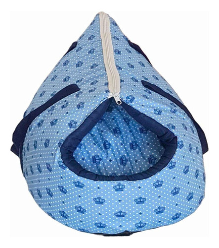 Bolsa Pet Amora 2 Em 1 Impermeavel Top Realeza Azul