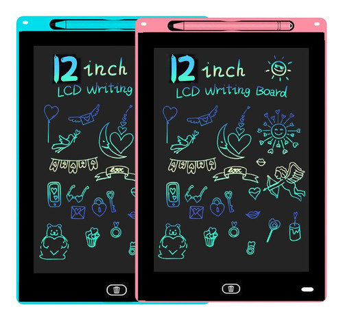 Tableta De Escritura Lcd Ayiyake De 12 Pulgadas, Paquete De