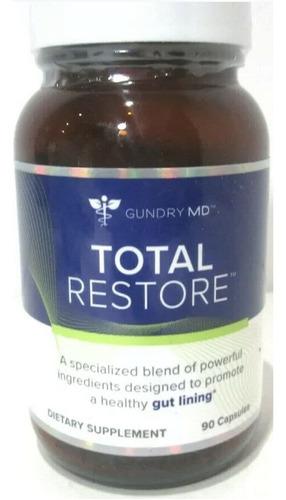 Gundry Md Total Mezcla De Soporte Intestinal Restore Gut, 90