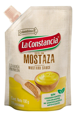 Mostaza Americana 190g Constancia Cj 24 - g a $37