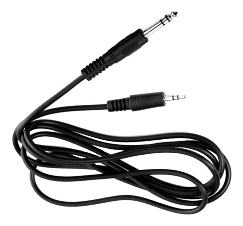 Imagen 1 de 10 de Cable Plug 6.5mm Estereo Mini Plug 3.5mm Estereo 6 Mts Cuota