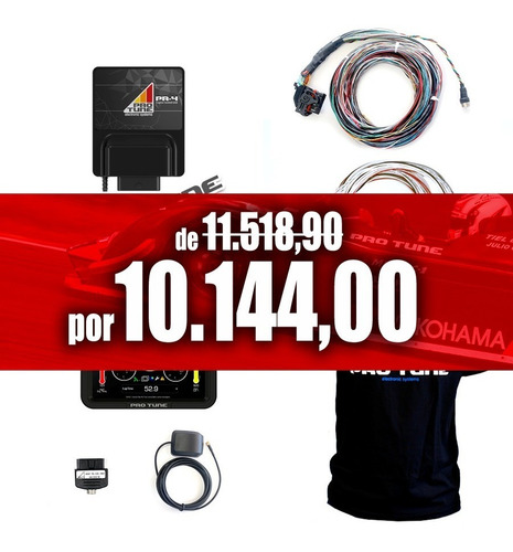 Combo Pr-4 Full + Dash 5.0 + Pré Chicote + Camiseta +