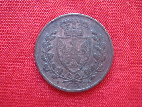 Italia Cerdeña 5 Céntimos 1826 