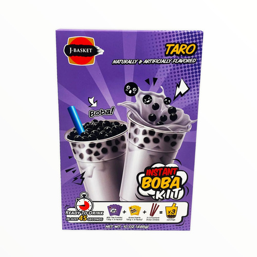 Tapioca Instantánea Sabor Té De Taro, J-basket, 285 G