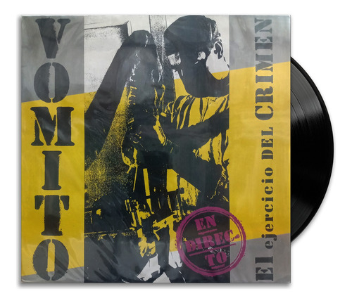 Vomito - El Ejercicio Del Crimen En Vivo - Lp Vinilo