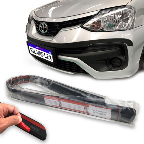 Protectores Bandas Paragolpes Toyota Etios 5p 2017/2022