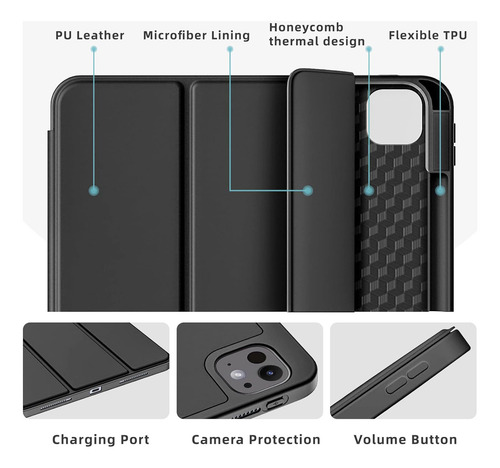 Funda Para iPad Pro 11 Pulgadas M4 2024 Con Soporte Lápices