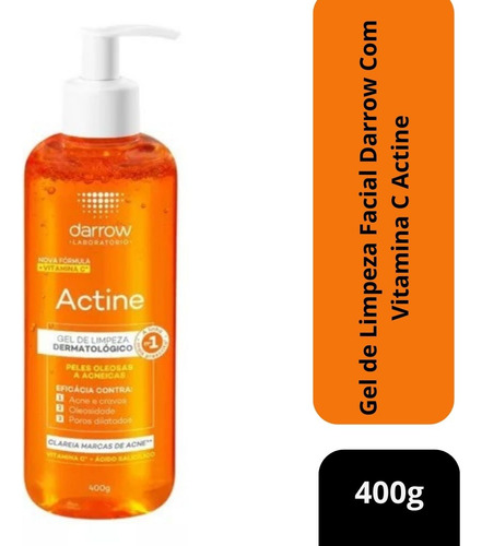 Gel De Limpeza Facial Darrow Com Vitamina C Actine 400g