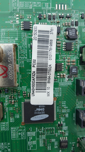 Imagen 3 de 7 de Main Y Fuente Samsung Mod.un40h5003