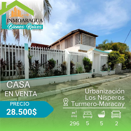 Casa En Venta Urbanización El Nispero Etapa I Turmero Aragua/ Pg1112