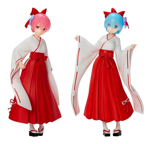 Re:zero Ram + Rem Mico Style Set Super Premium