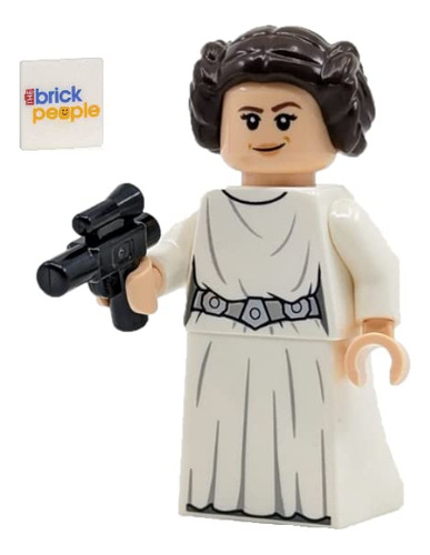 Minifigura De Lego Star Wars: Princesa Leia Con Pistola Blás