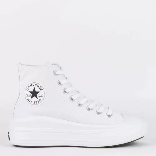 TÊNIS CONVERSE ALL STAR CHUCK TAYLOR PLATAFORMA MOVE PRETO