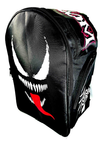 Venom Mochila Backpack Cara Simbionte Dc Eddie Brock Comics