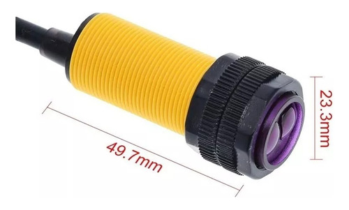 2 Piezas Sensor Infrarrojo E18-d80nk Óptico Distancia 3-80cm