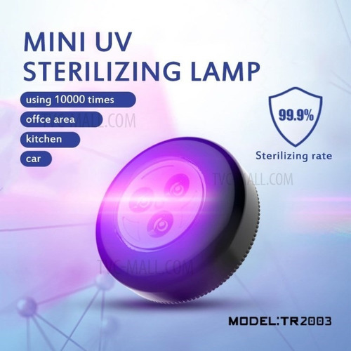 Imagen 4 de 10 de Lampara Desinfeccion Mini Uv Esterilizadora Tr 2003