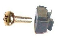 Imagem 4 de 10 de Kit Porca Gaiola + Parafuso Para Rack De Telecom Com 25 Pçs