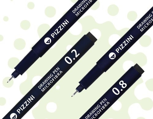 Microfibra 0.8 Pizzini Drawing Pen Dp0.8ng