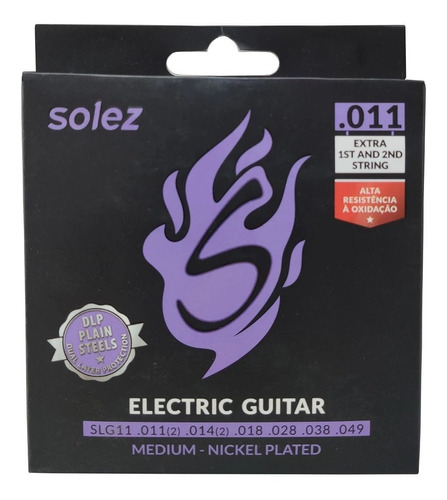 Encordoamento Solez 011 Slg11 Guitarra