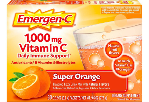 Emergenc Vitamin C Antioxidantes Electrolitos Vitamina B