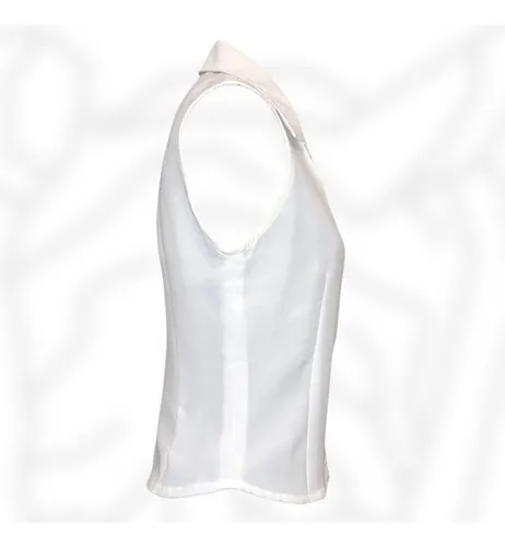 Camisa blanca sin manga hotsell