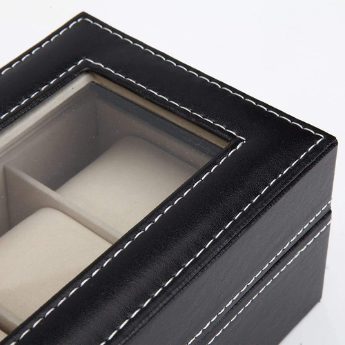Imagen 7 de 8 de Caja Relojes Estuche Lujo Organizador Cuero Sintético Reloj