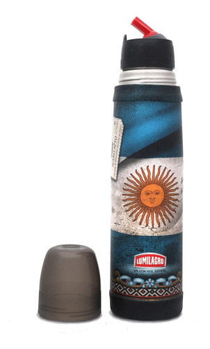 Termo De Acero Lumilagro Luminox 1 Lt Decorado Argentina