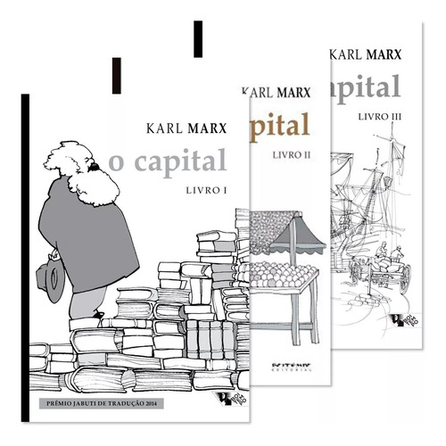 Kit O Capital 3 Volumes Brochura / Karl Marx 