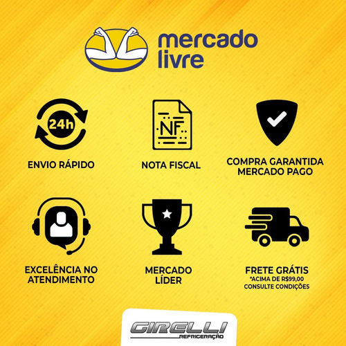 Imagem 6 de 6 de Filtro Ar Refrigerador Brastemp Freshflow Original W10349302