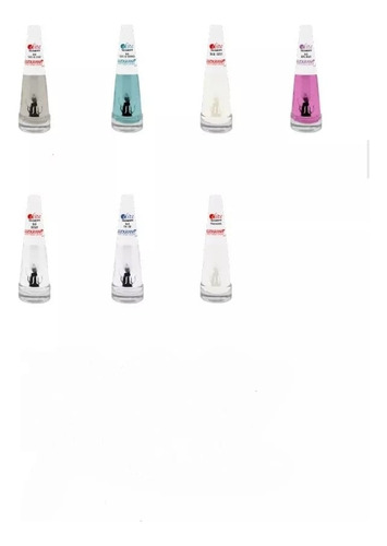 Kit 7 Esmaltes Ludurana Tratamento Antialérgico Unhas
