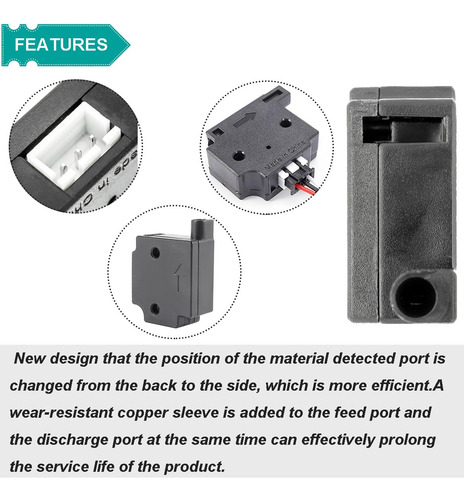 Sensor De Detección De Filamentos Accesorios De Impresora 3d