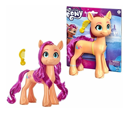 Imagen 2 de 4 de Muñeca My Little Pony Movie Sunny Juguete Peinar Unicornio