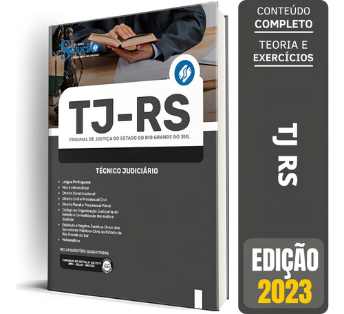 Apostila Tj Rs 2023 - Técnico Judiciário