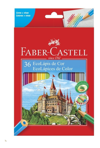 Lápis De Cor 36 Cores - Faber-castell