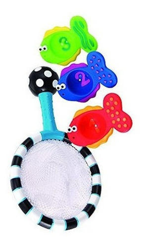 Sassy Developmental Bath Toy, Catch Y Count Net