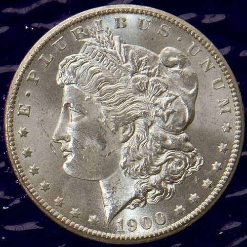 Morgan Dólar 1900 O Nuevo Orleans Moneda Plata Onza Ms+ Rara