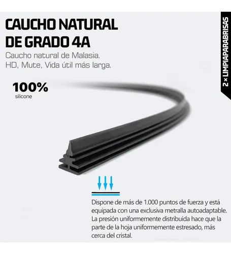 Plumillas Limpiaparabrisas Para Chevrolet Onix 2012-2019