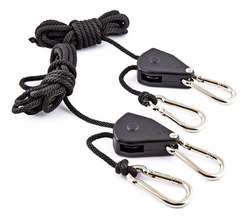 Polea De Camping Con Hebilla De Cuerda Ajustable De 2 M 1/8
