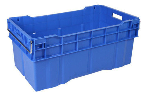 Caja De Plastico Enfilable Cerrada Con Asas De Metal 5 Pzs.