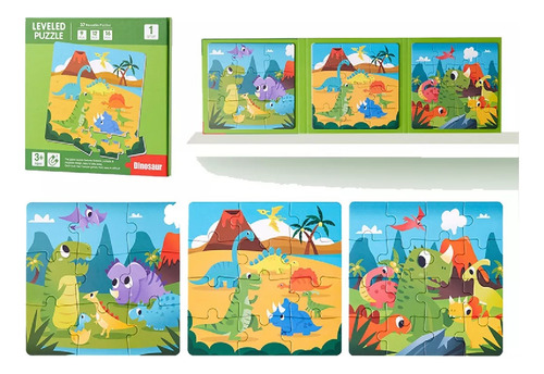 Magnético Rompecabezas Juguete Puzzle Estilo Libro Para Niño