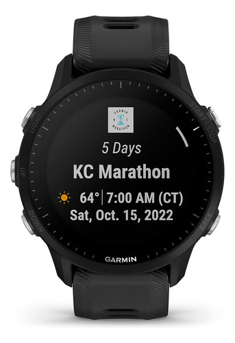 Smartwatch Deportivo Garmin Forerunner 955 Solar 1.3 Negro Negro Negro