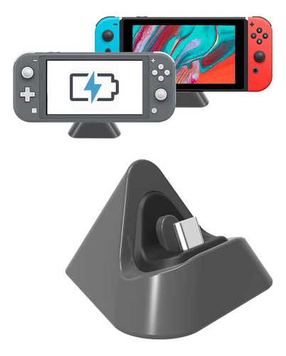 Base De Carga Para Nintendo Switch/switch Lite-gris