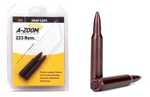 Cartucho 2pz Snap Caps A-zoom 223 Rem Practica Rifle Entrenamiento Xtreme C