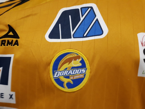 Imagen 9 de 10 de Jersey Pirma Dorados Sinaloa Visita 2008 Dorado/negro