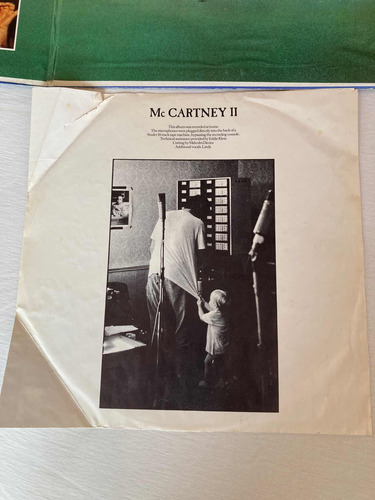 Paul Mccartney / Mccartney Ii Lp Vinilo 1980 Mx (Usado)