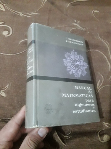 Libro Mir Manual De Matemáticas Para Ingenieros Bronshtein