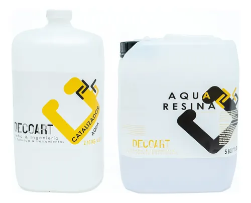 comprar Resina Epoxica Transparente Aqua A+b 7.10kg Altos Espesores