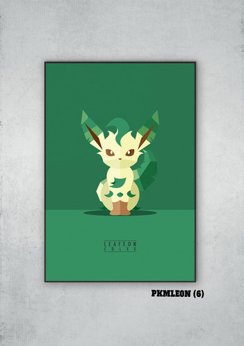 Cuadros Poster Pokemon Leafeon 15x20 (eon 6)