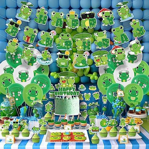 Decoraciones Para Fiesta De Cumpleaños De Rana: Los Lindos S